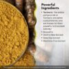 Detalle cápsulas suaves líquidas Irwin Naturals Cúrcuma