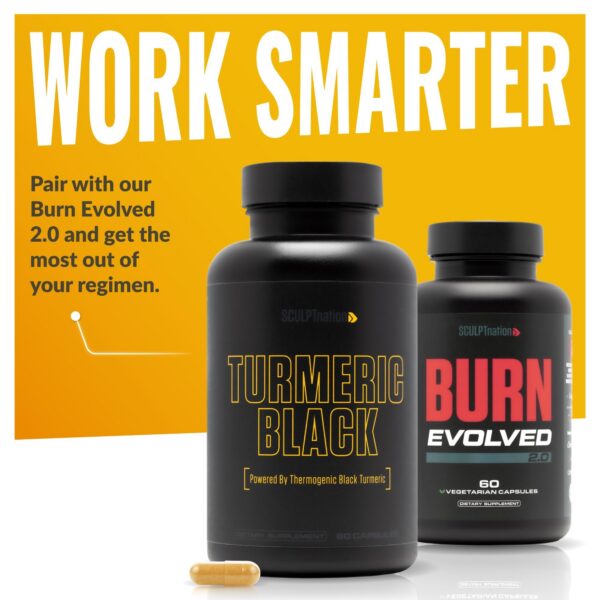 Detalle cápsulas complemento cúrcuma Sculpt Nation by V Shred