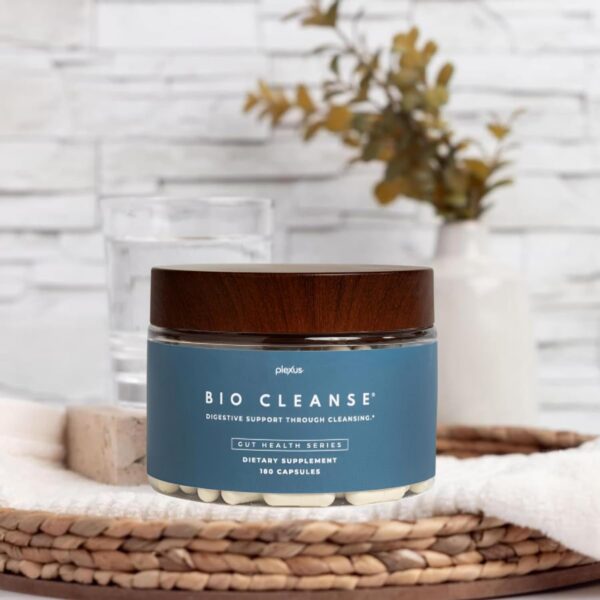 Detalle cápsulas suplemento PLEXUS Bio Cleanse