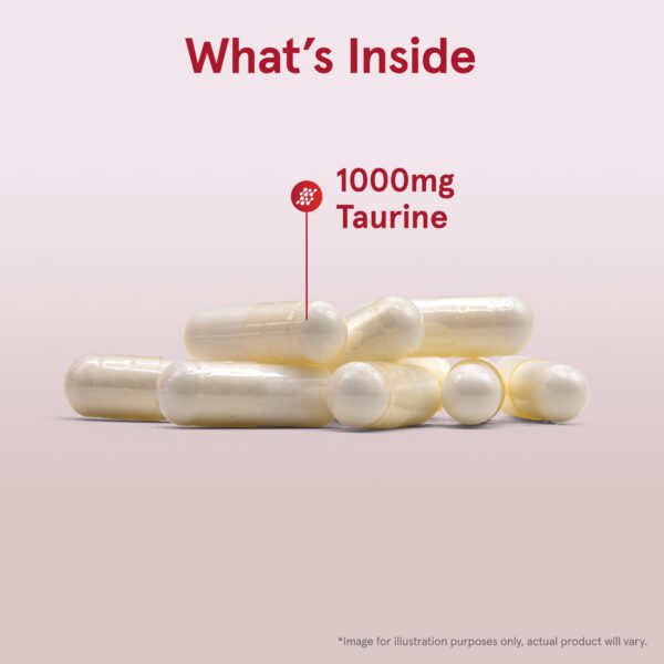Detalle cápsulas Taurina para neuroprotección