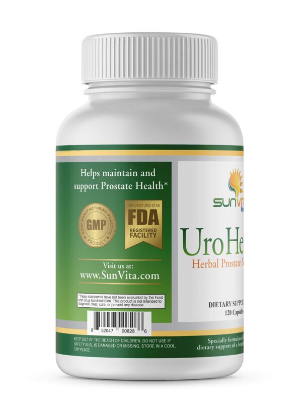 Version 1.0.0 Detalle cápsulas UroHealth soporte próstata ingredientes naturales