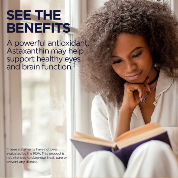 Detalle de cápsulas vegetales de Astaxantina KAL para antioxidante