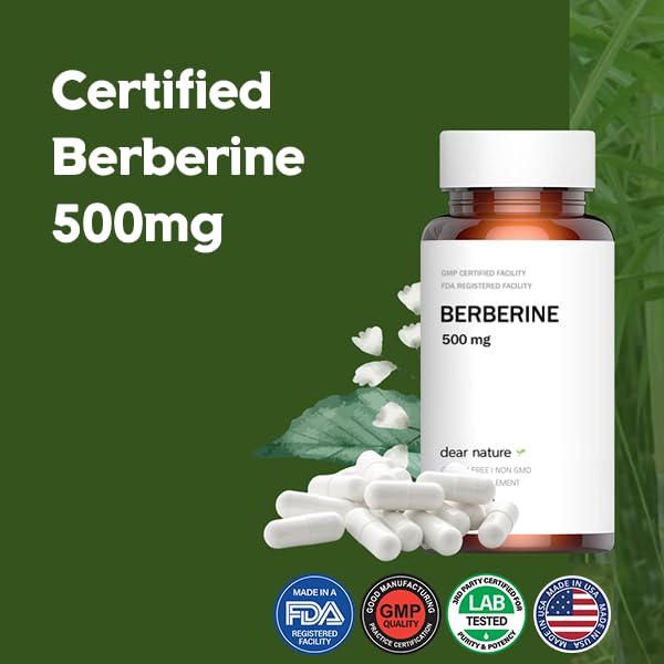 Detalle cápsulas vegetales Berberina Dear Nature