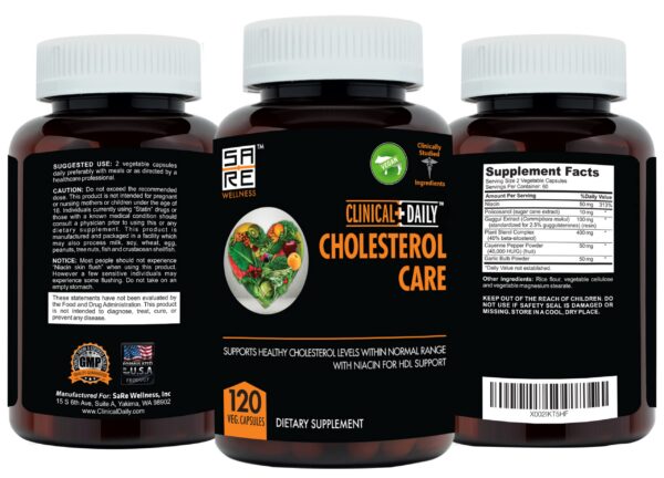 Version 1.0.0 Detalle cápsulas vegetales para colesterol de Clinical Daily