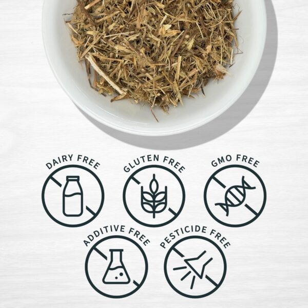 Detalle cierre resellable bolsa Hierba del Sapo Evergreen Herbs