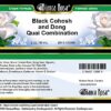 Detalle crema cohosh negro y dong quai paquete doble