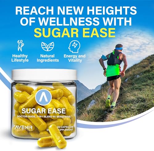 Detalle embalaje Avenir Nutrition Sugar Ease 120 cápsulas