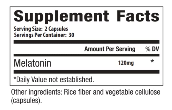 Detalle empaque paquetes SIERRA LIFE SCIENCES melatonina
