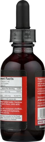 Detalle envase Bricker Labs B-12 Blast sabor frambuesa