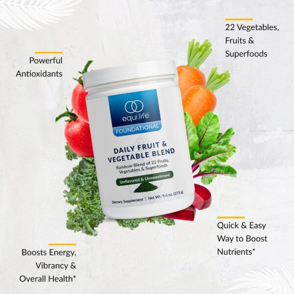 Version 1.0.0 Detalle del envase Equilife mezcla de frutas y verduras orgánicas