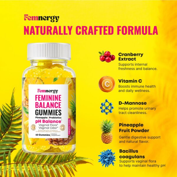 Version 1.0.0 Detalle envase Femnergy gominolas probióticas para mujeres