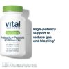 Detalle del envase de Hyperbiotics Vital Nutrients con cepas probióticas