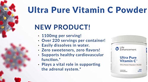 Detalle envase Life Enhancement polvo vitamina C antioxidante