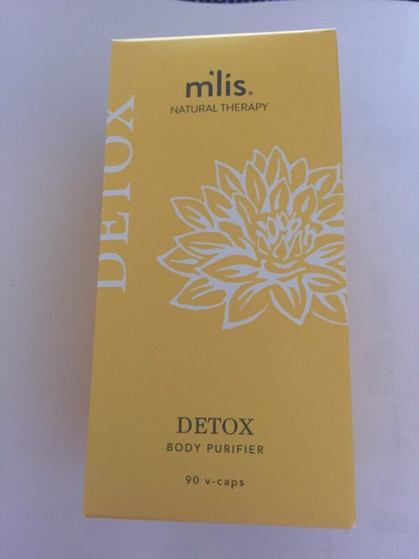 Detalle del envase M'lis Detox Body Purifier 90 cápsulas