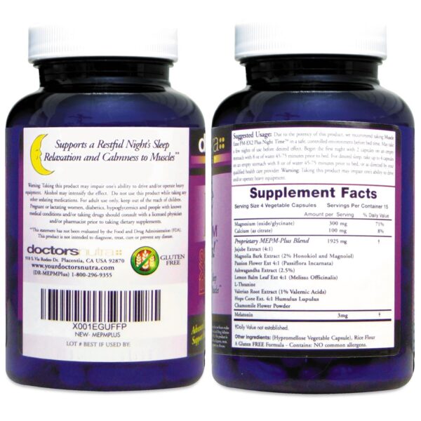 Detalle del envase de Muscle Ezze PM Plus 60 cápsulas