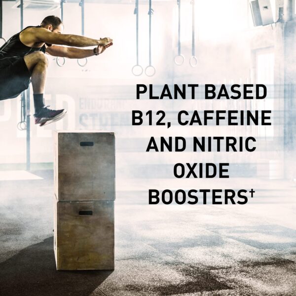 detalle envase polvo vegano energía y enfoque garden of life