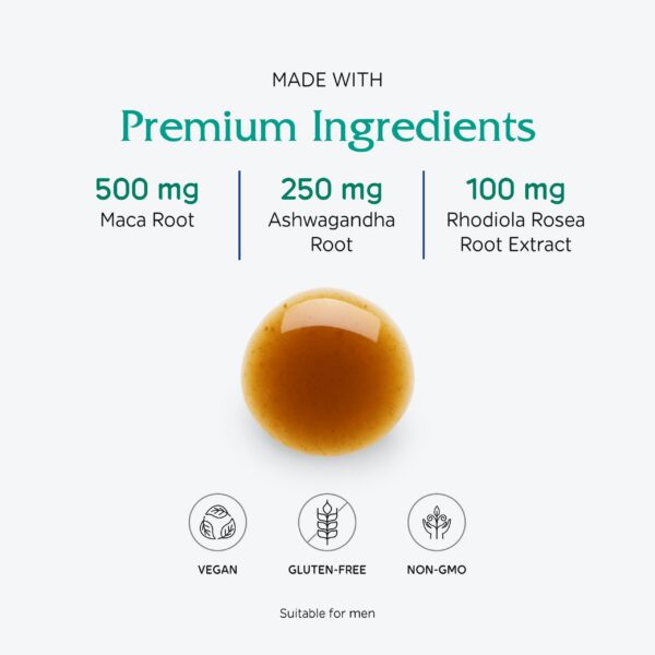 Detalle de la etiqueta de Adrenal Tonic