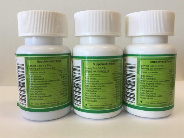 detalle etiqueta Bu Zhong Yi Qi Wan 200 ct