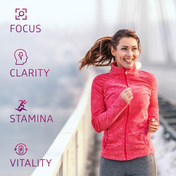 Detalle de etiqueta y cápsulas veganas