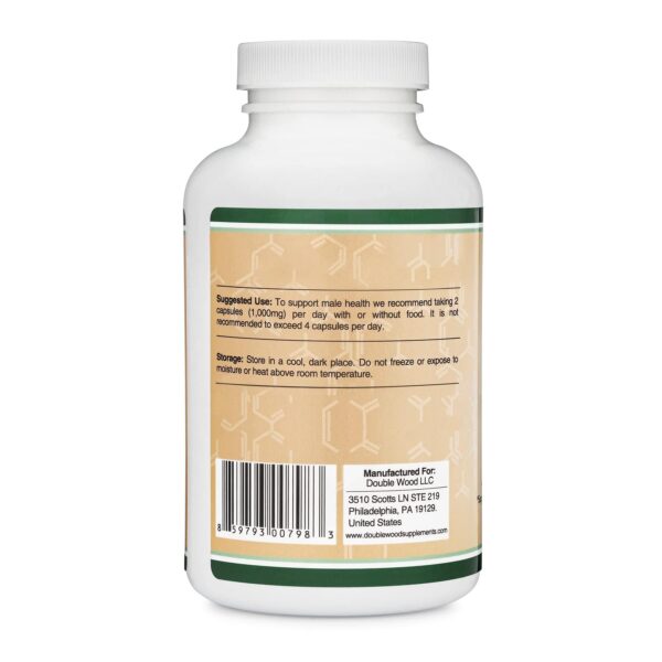 Version 1.0.0 Detalle etiqueta cápsulas Double Wood Tribulus Terrestris