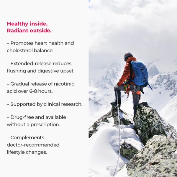 Detalle de la etiqueta EndurAcin niacina 750mg