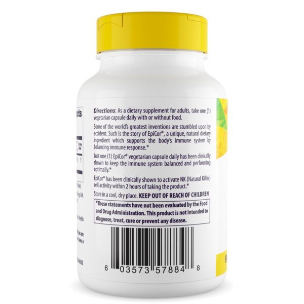 Detalle de etiqueta EpiCor 500 mg