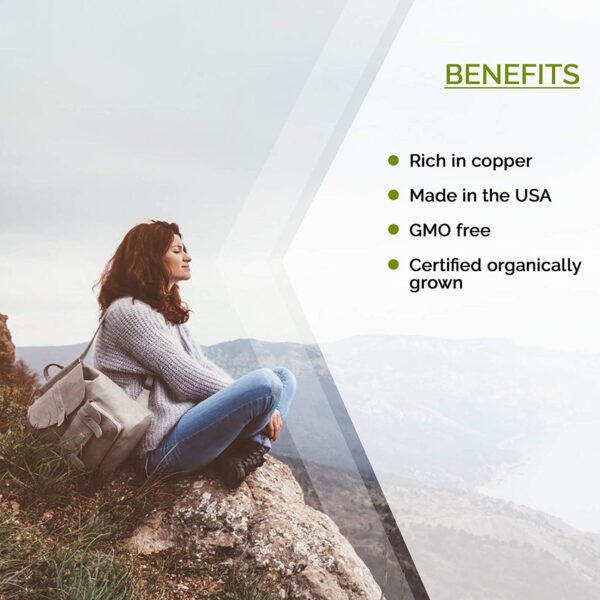 Detalle de la etiqueta del extracto de wheatgrass