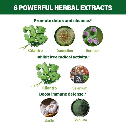 Detalle etiqueta gotas cilantro con ingredientes naturales 6 en 1