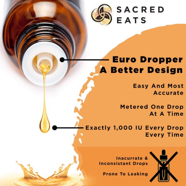 Frasco y gotero con etiqueta