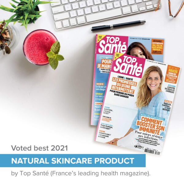 Frasco con bomba y etiqueta Catharsis