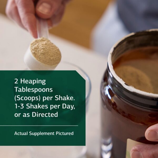 Detalle etiqueta ingredientes Standard Process SP Complete sin lácteos