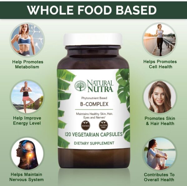 Detalle etiqueta Natural Nutra vitamina B complejo