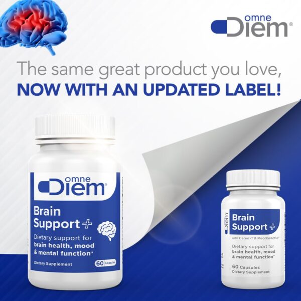 Detalle etiqueta Omne Diem Brain Support