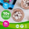 Detalle etiqueta polvo Keto collagen Orgain chocolate