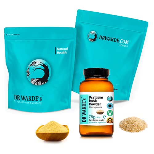 Detalle etiqueta Polvo Psyllium DR WAKDE'S 100 gramos