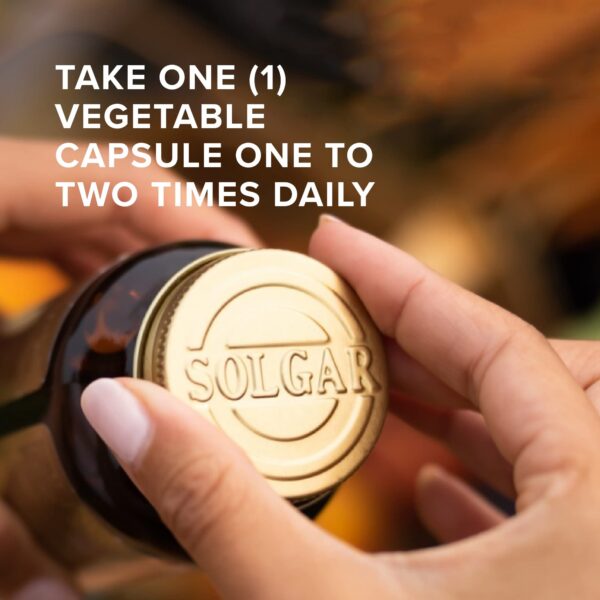 Detalle etiqueta suplemento SOLGAR Biotina 5000 mcg