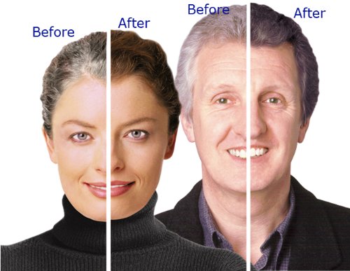 Detalle etiqueta suplemento anti cabello gris SKIN CARE SOLUTIONS