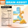 Detalle etiqueta suplemento nutricional Brain Assist Cover Three