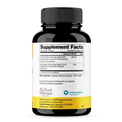 Detalle etiqueta suplemento Curcumina Sandhu alta absorción