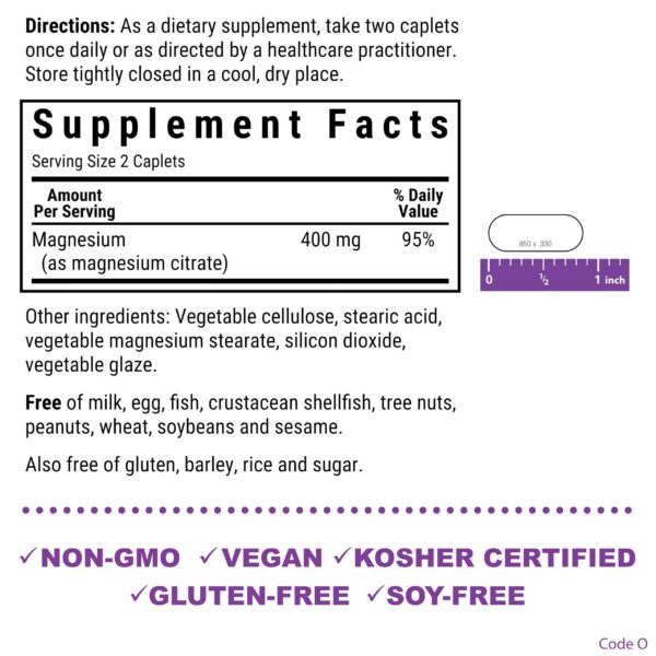 Version 1.0.0 Detalle etiqueta suplemento magnesio Bluebonnet