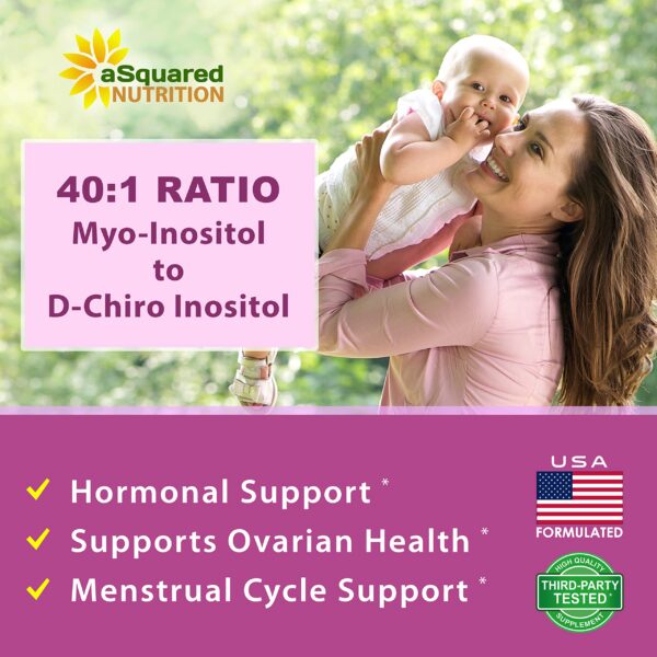 Detalle etiqueta suplemento Myo-D-Chiro Inositol aSquared