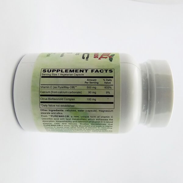 Version 1.0.0 Detalle etiqueta suplemento PureWay-C vitamina c Holly Hill