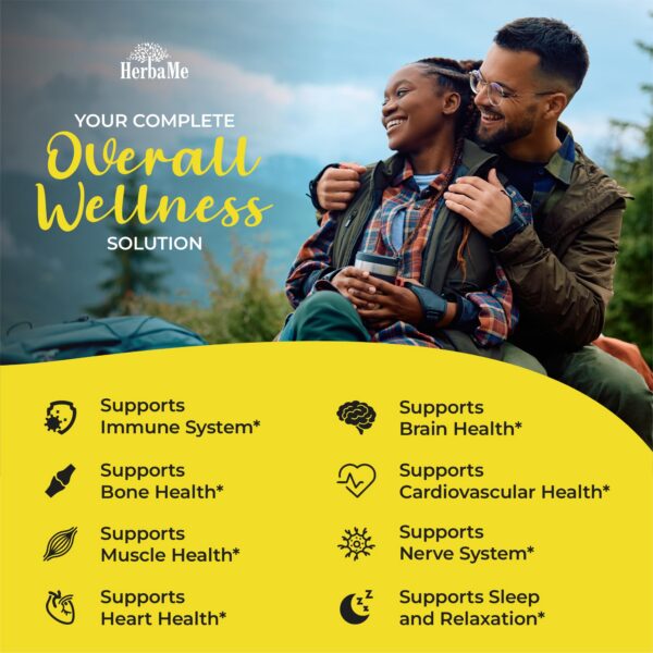 Detalle etiqueta suplemento vitamina D3 K2 y magnesio HerbaMe