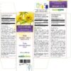 Detalle etiqueta tintura Elecampane sin alcohol Naturalma