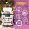 Detalle etiquetas multivitaminas para mujeres Nature's Nutrition