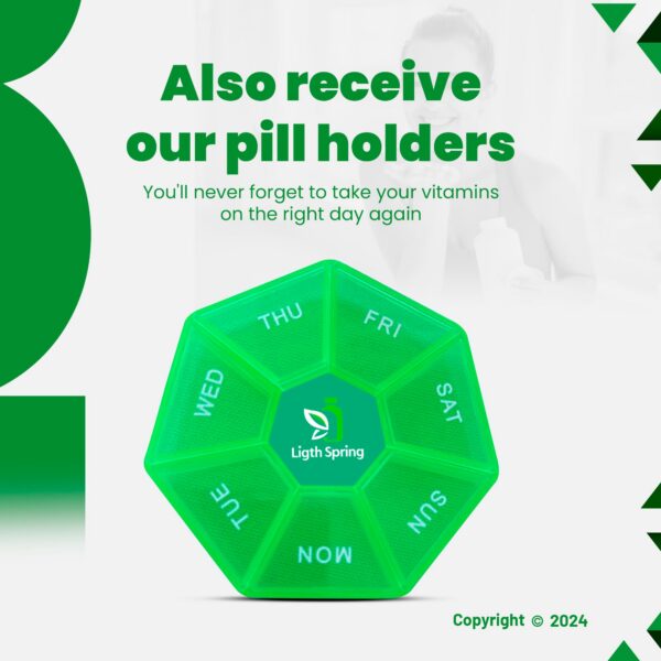 Detalle etiquetas suplemento prenatal LightSpring