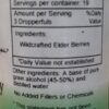 Extracto líquido de saúco Dr. Christopher envase detalle