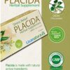 Detalle frasco con 30 cápsulas suplemento herbal Lisanatura Placida