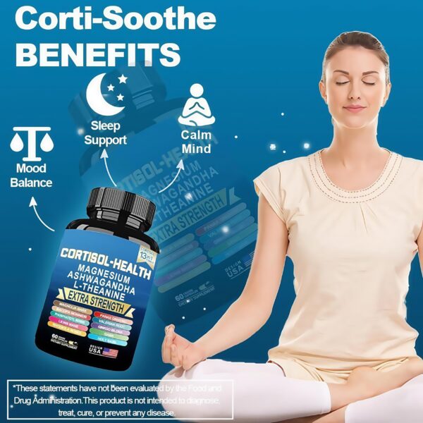 Detalle frasco Corti-Soothe JTEVEweu con cápsulas