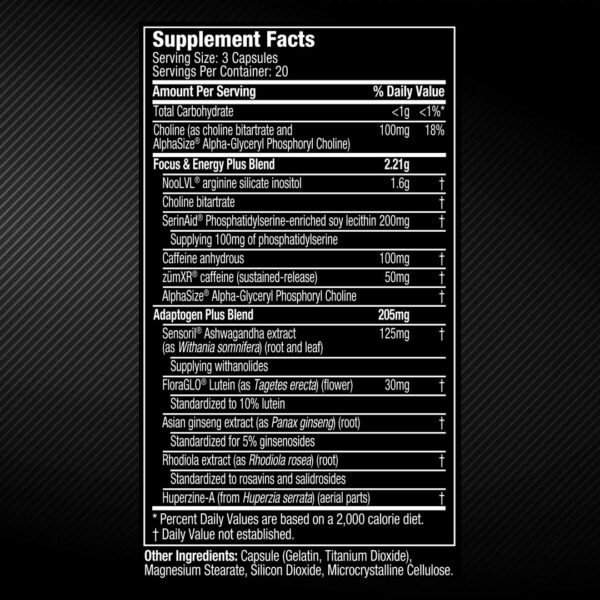 Version 1.0.0 Detalle frasco energía XP Sports pastillas para gamers